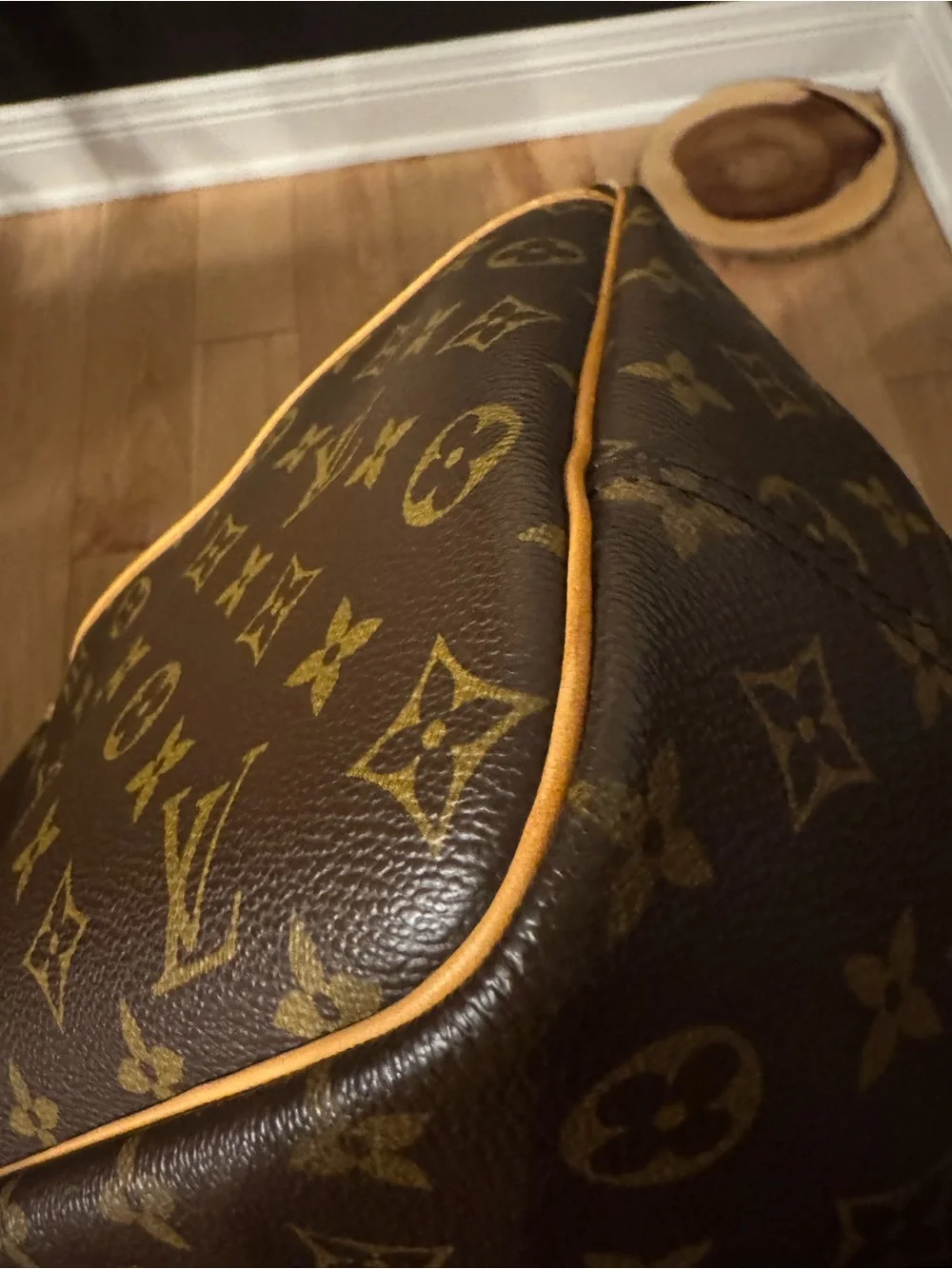 Louis Vuitton Deauvulle Brown Monogram Canvas Top-Handle Bag